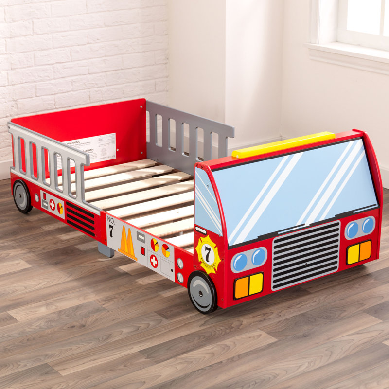 KidKraft Firefighter Toddler Car Bed & Reviews Wayfair